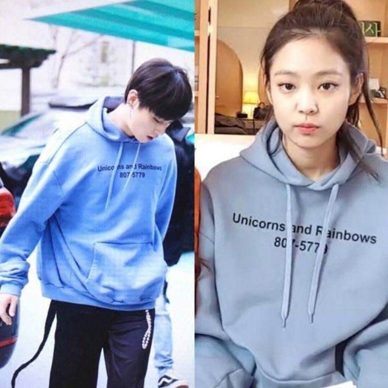 sistshop.official - hoodie nct taeyong, blackpink jiso, unicorns and rainbows free foto