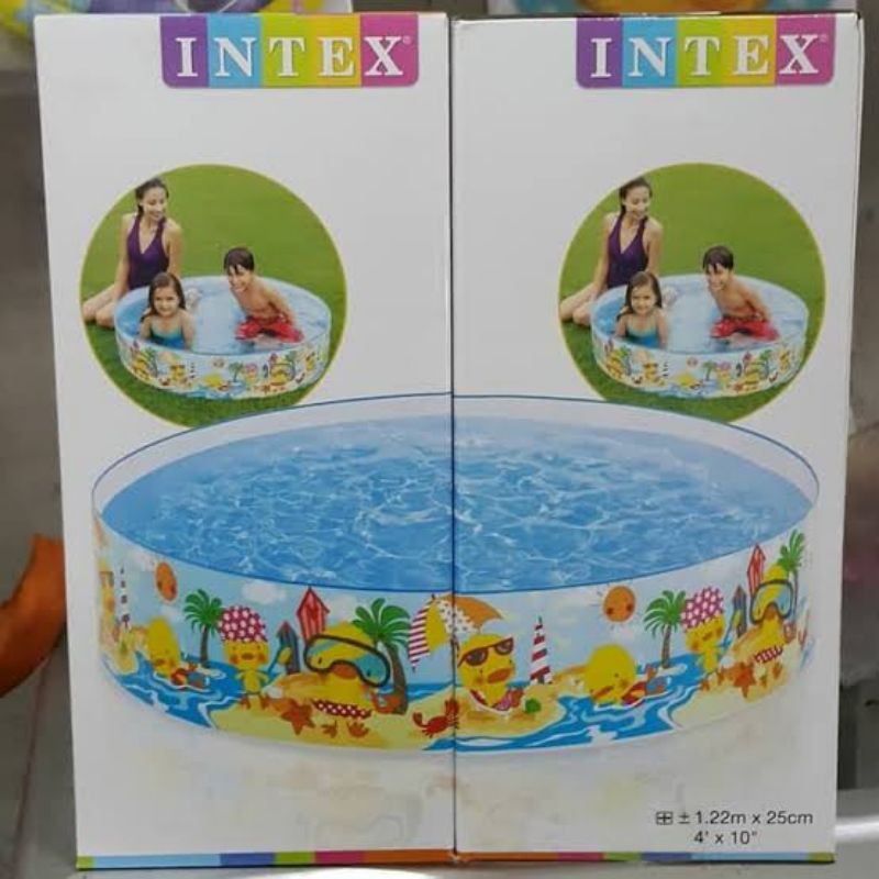 KOLAM RENANG ANAK INTEX TANPA POMPA - MAINAN AIR EDUKATIF - EDUKASI