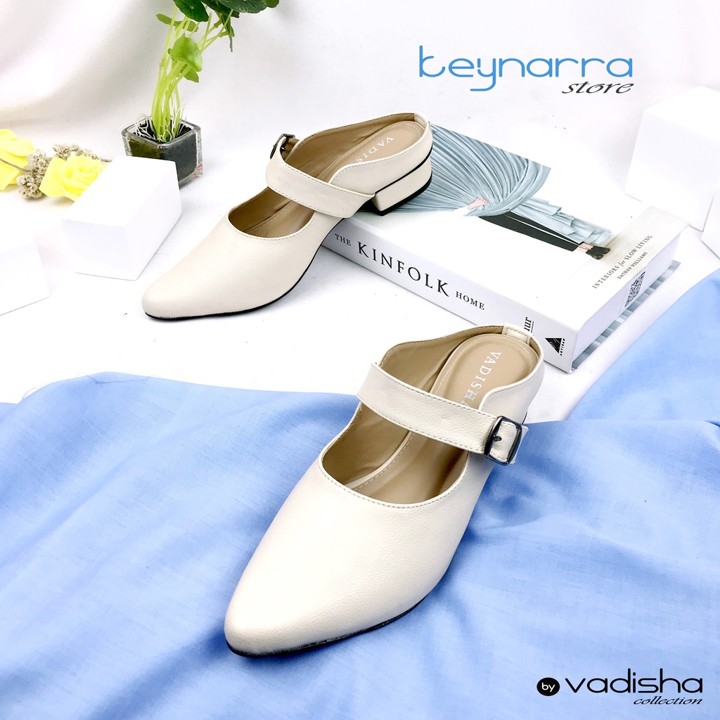 VADISHA DEANA Sendal Wanita, Sendal Heels/ Sendal Hak Tahu 3cm RR 03  By.Keynarra Store