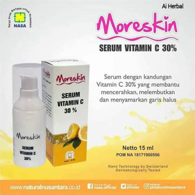 moreskin serum vitamin c 30% svitc - svitc30 berbpom murah halal-2