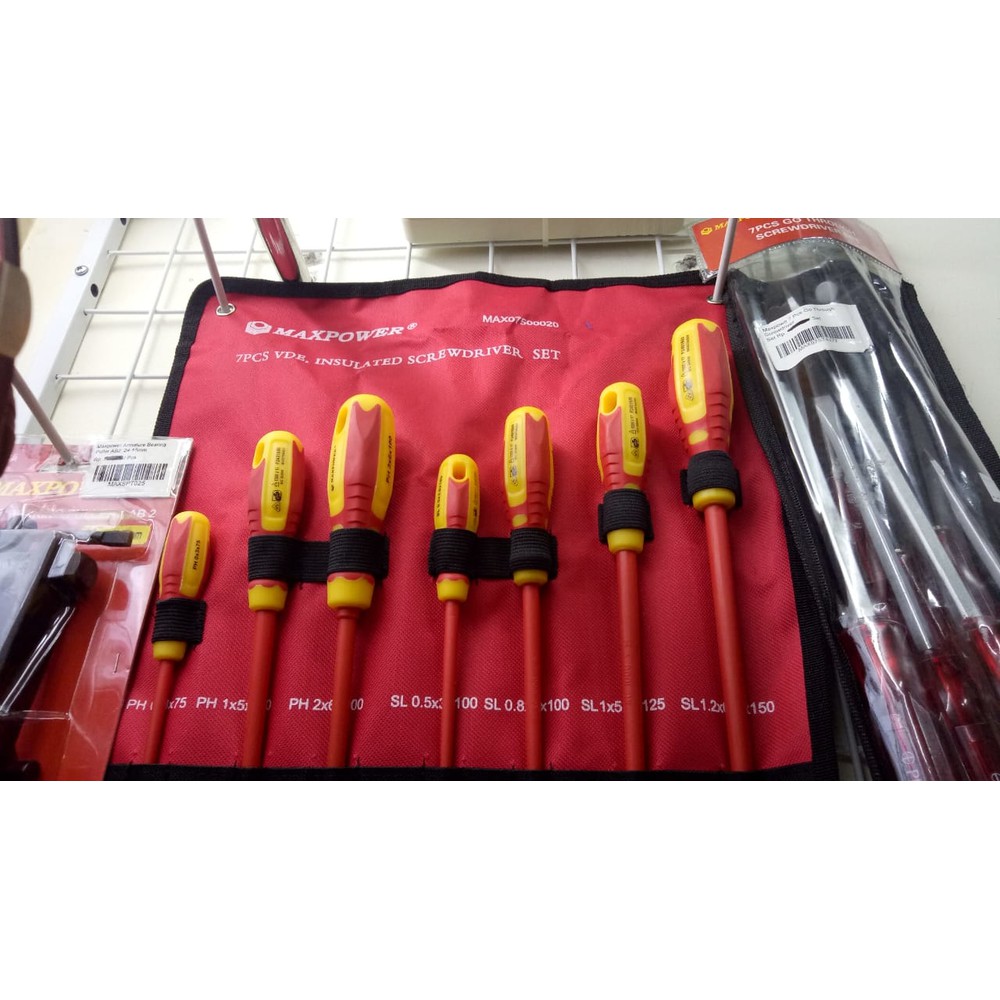 Maxpower Insulated Screwdriver Set VDE 7pcs