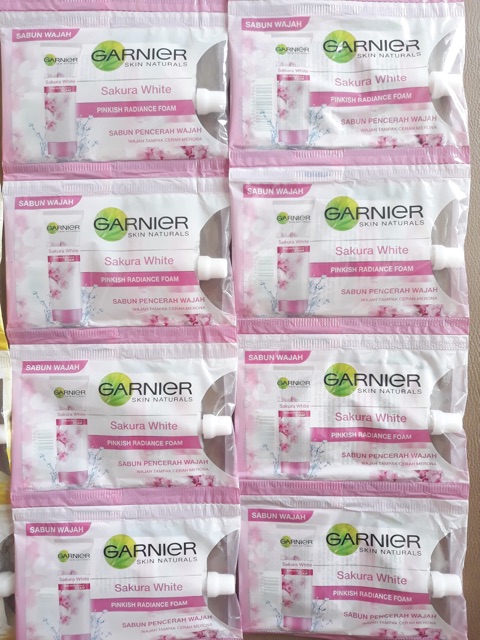 Garnier Facial Foam &amp; Cream Sachet