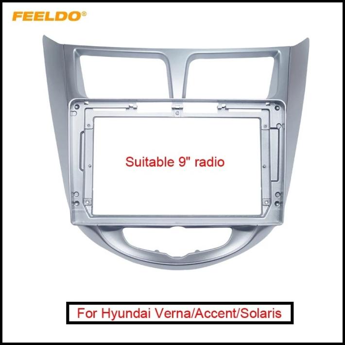 Frame Panel Hu Android Layar 9" Utk Hyundai Accent/Solaris/Verna 2011