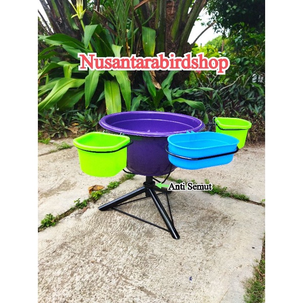 Tempat Pakan Ternak Murai bulat Minimalis