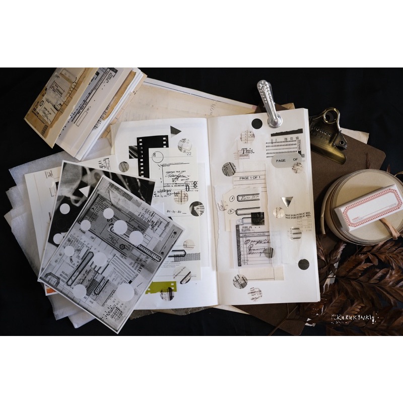 

Kurukynki Paperwork Stickers | Journal Scrapbook Stationery
