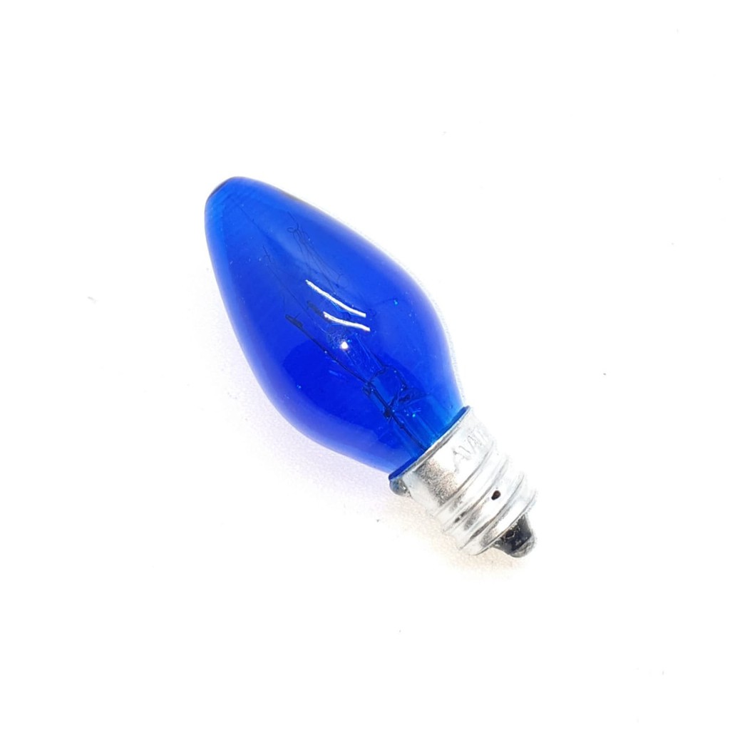 AVT E12 BIRU Lampu Bohlam Cabe / Dop Lombok / Refill Lampu Tidur