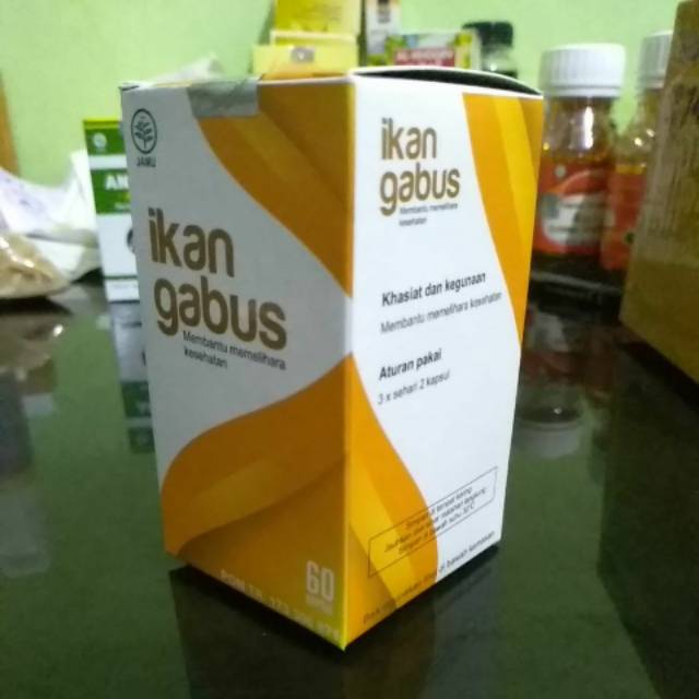 Ekstrak kapsul ikan gabus ikan kutuk 60 kapsul