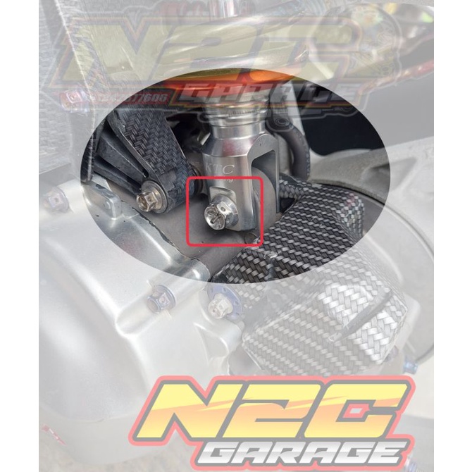 baut probolt stainless shock belakang matic honda scoopy beat fi esp vario 110 125 150