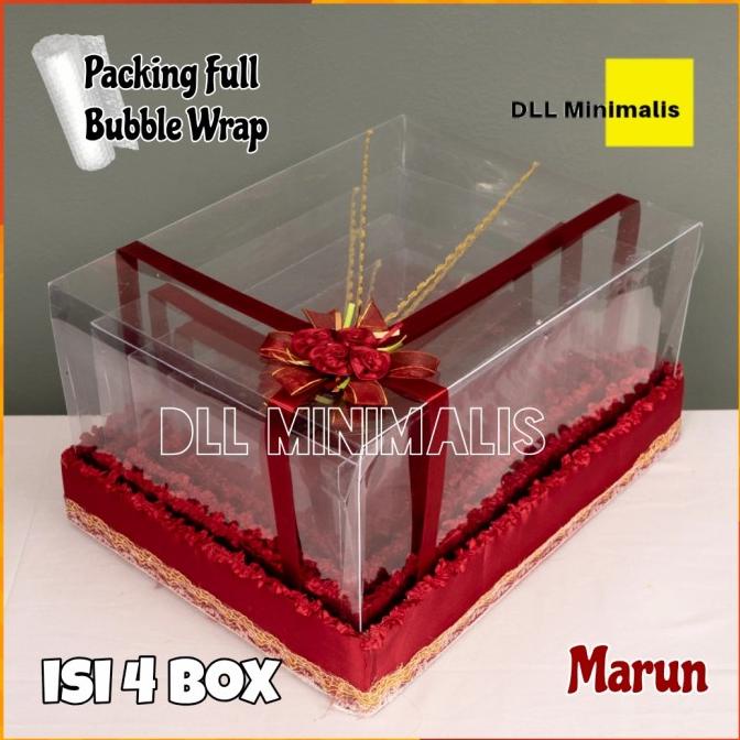 

Best Product!!! Kotak Seserahan Pernikahan Box Hantaran Isi 4 Pcs - Paling Diminati