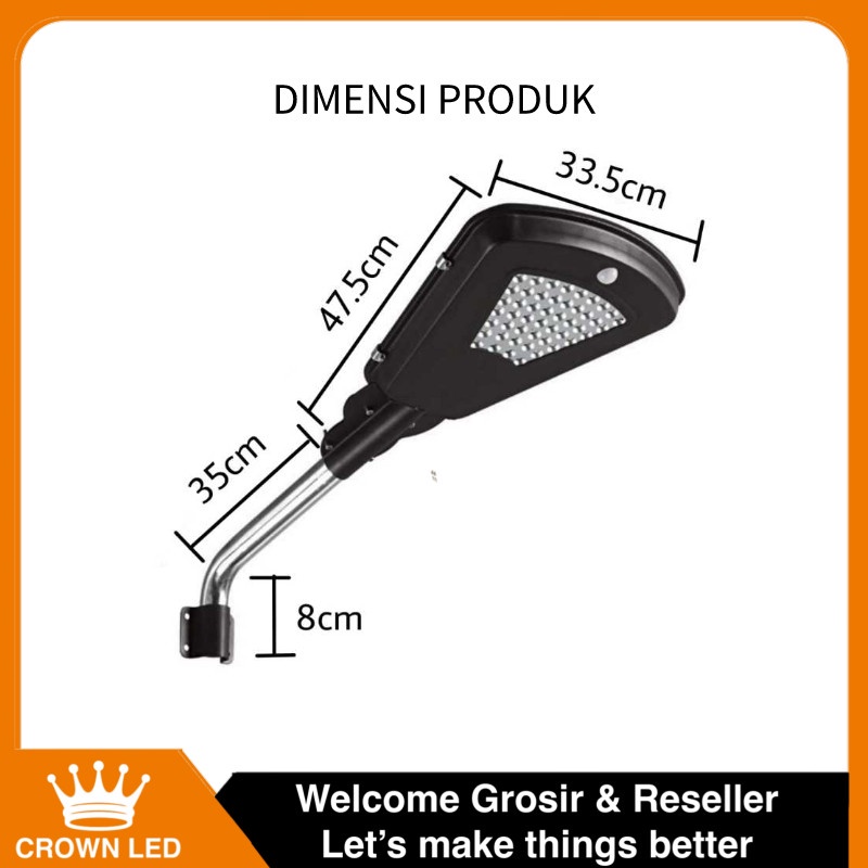 Lampu Tenaga Surya PJU Jalan LED Solar Cell PJU 25 Watt Super Terang