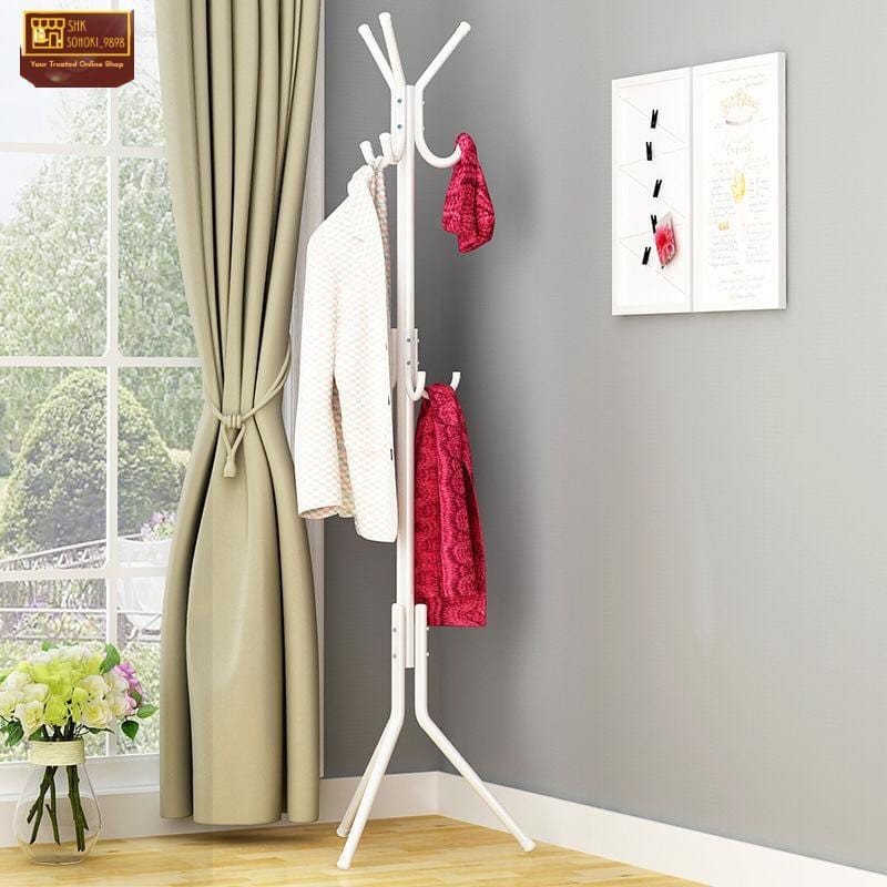 BELLA - STANDING STAND HANGER MULTIFUNGSI | GANTUNGAN BAJU TOPI BERDIRI