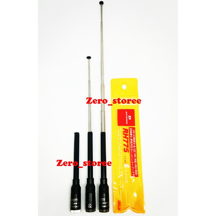 Dual Band VHF UHF D Antenna RH775 Antena Tarik HT BNC ICOM V80 alinco antena tarik antenna