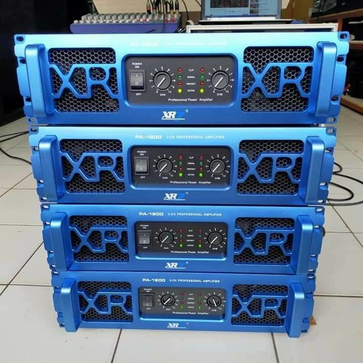 Amplifier XR7 PA1800 PA-1800 PA 1800 2 Channel Original