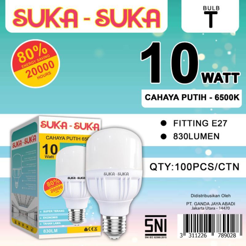 LAMPU LED BOHLAM PUTIH