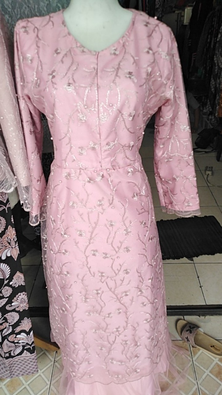 Maudy Dara Dress Broklat Tile Mutiara Mix Maxmara