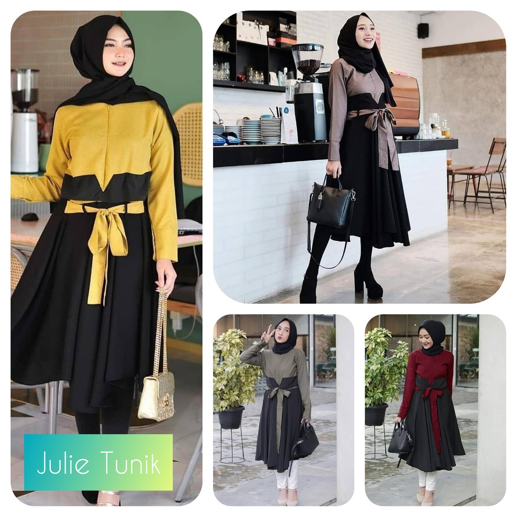 C.P - Julie Tunik / Baju Atasan Muslim Busui Friendly