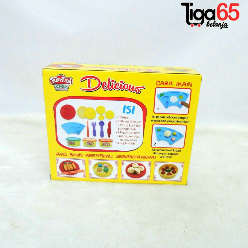 Fun Doh / Lilin Mainan Anak / Mainan Edukasi / Clay / Delicious / Fun Dough Delicious