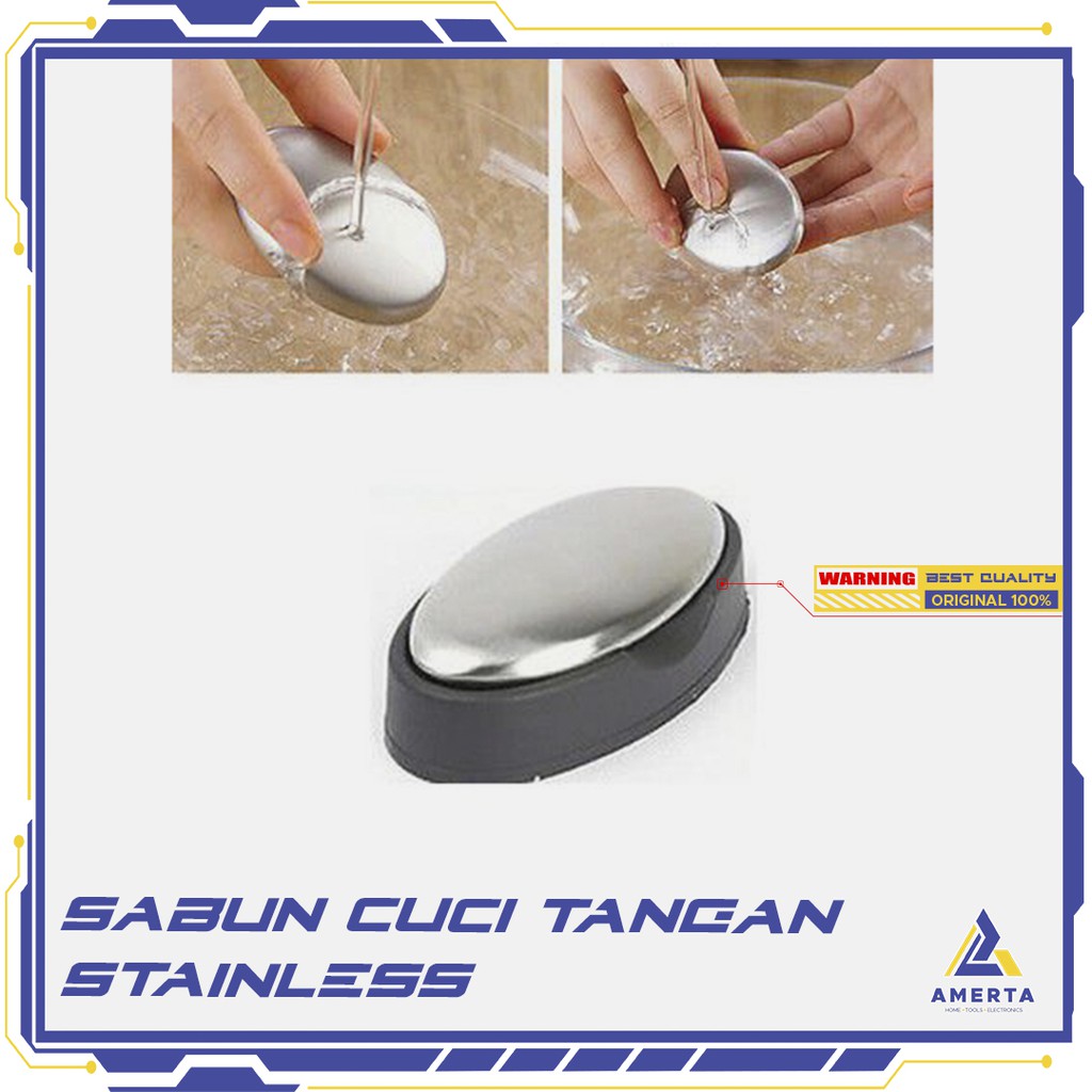 Magic Soap Sabun Cuci tangan Stainless Steel Penghilang Bau Amis / Sabun Unik Sabun Ajaib