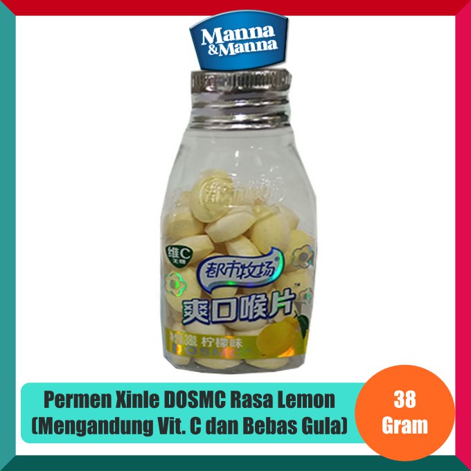 

Permen Vitamin C Xinle DOSMC Rasa Lemon - 38 Gram