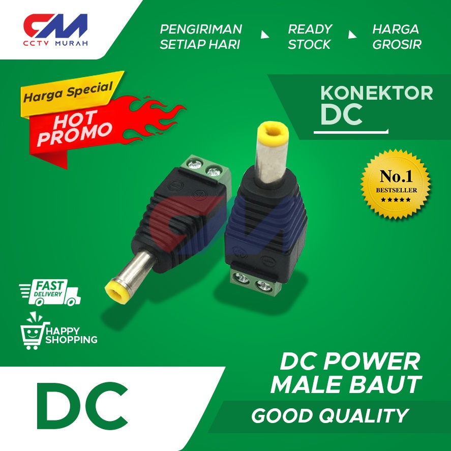 Jack Converter DC Power Male || Type KB-AJ55M || DC Power Male Jack Converter