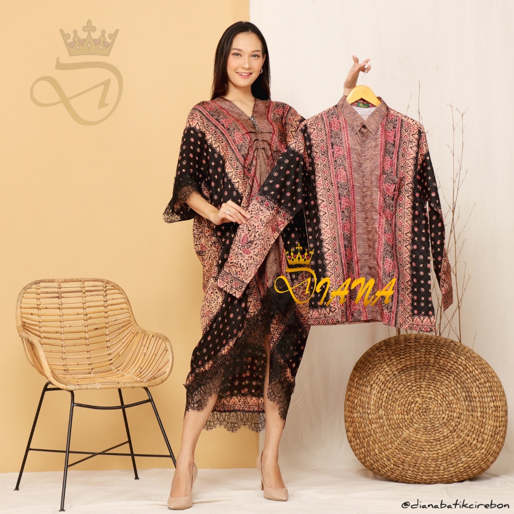 COUPLE KAFTAN VISCOSE LACE by Diana Batik