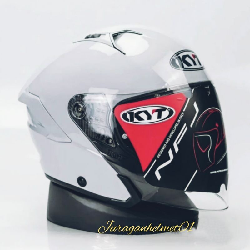 helm half face KYT nfj solid termurah