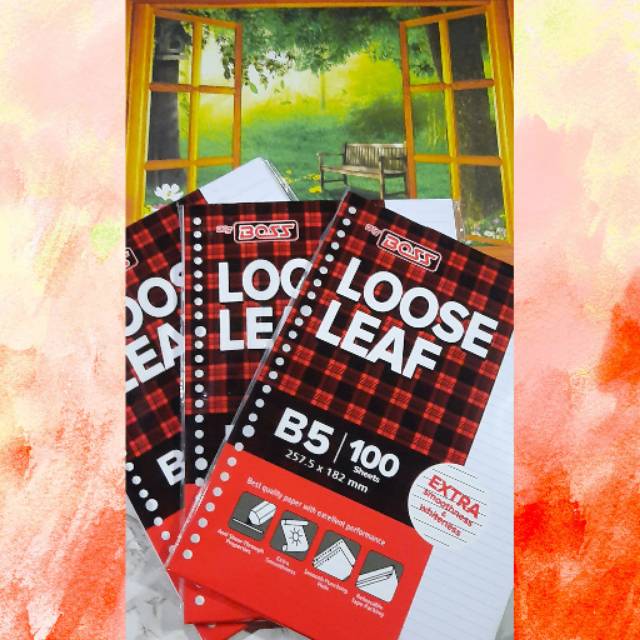 

Isi Binder Loose Leaf Big Boss B5 isi 100 lembar (Putih bergaris)