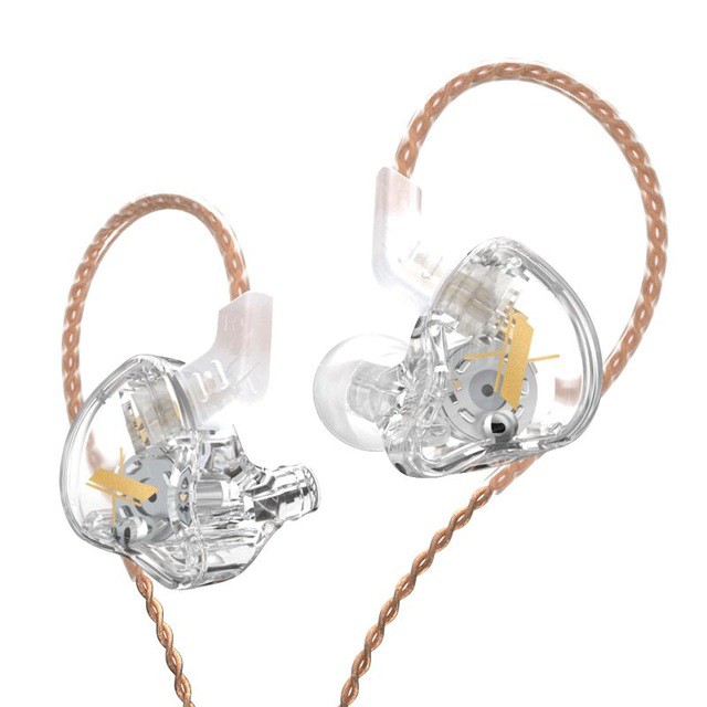 KZ EDX Earphones 1 Dynamic HIFI Bass Earbuds In Ear Monitor Headphones Sport Noise Cancelling Headset