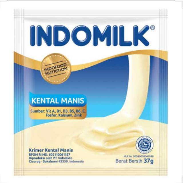 

Indomilk Kental Manis Sachet - 6 x 37 gr