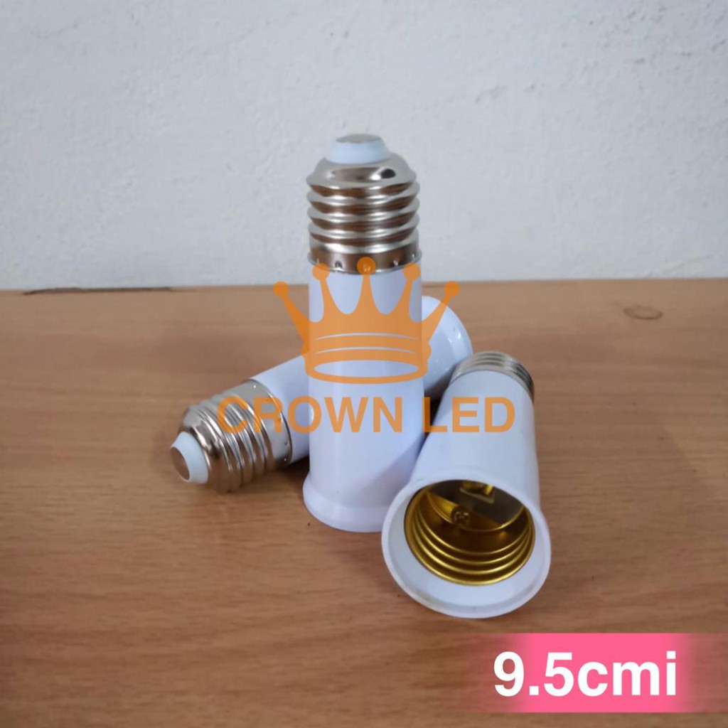 Sambungan Fitting Lampu Downlight Panjang Extension E27 sambung fiting