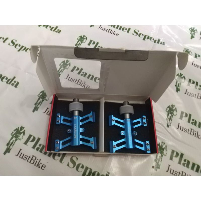 Pedal Litepro Bearing Quick Release Model Silang Biru l Pedal Litepro