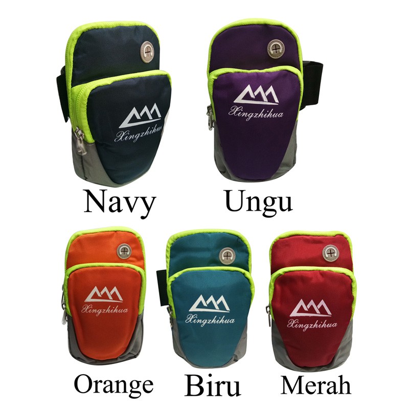 Arm Bag Sport Sportif Tas Lengan Handphone Keren Pouch Olahraga ABK03 Doky