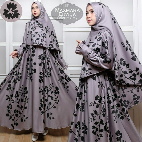 RN Syari Ervica Gamis Syar i Model Kekinian Fashion Muslim Terbaru