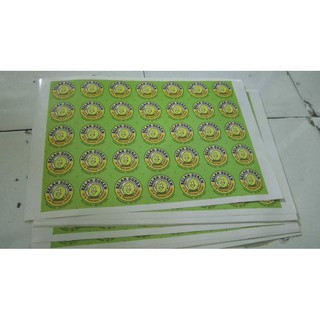 Cetak Stiker  Kertas  Cromo Glossy Doff  Ukuran A3  