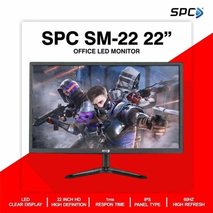 LED Monitor SPC SM22 60Hz  22&quot; IPS FHD HDMI LED SPC Office