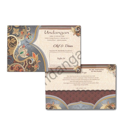 Undangan nikah Blanko Raffa 24