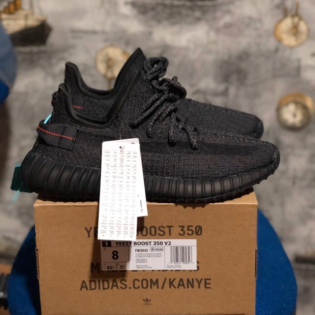 yeezy boost 350 static black reflective
