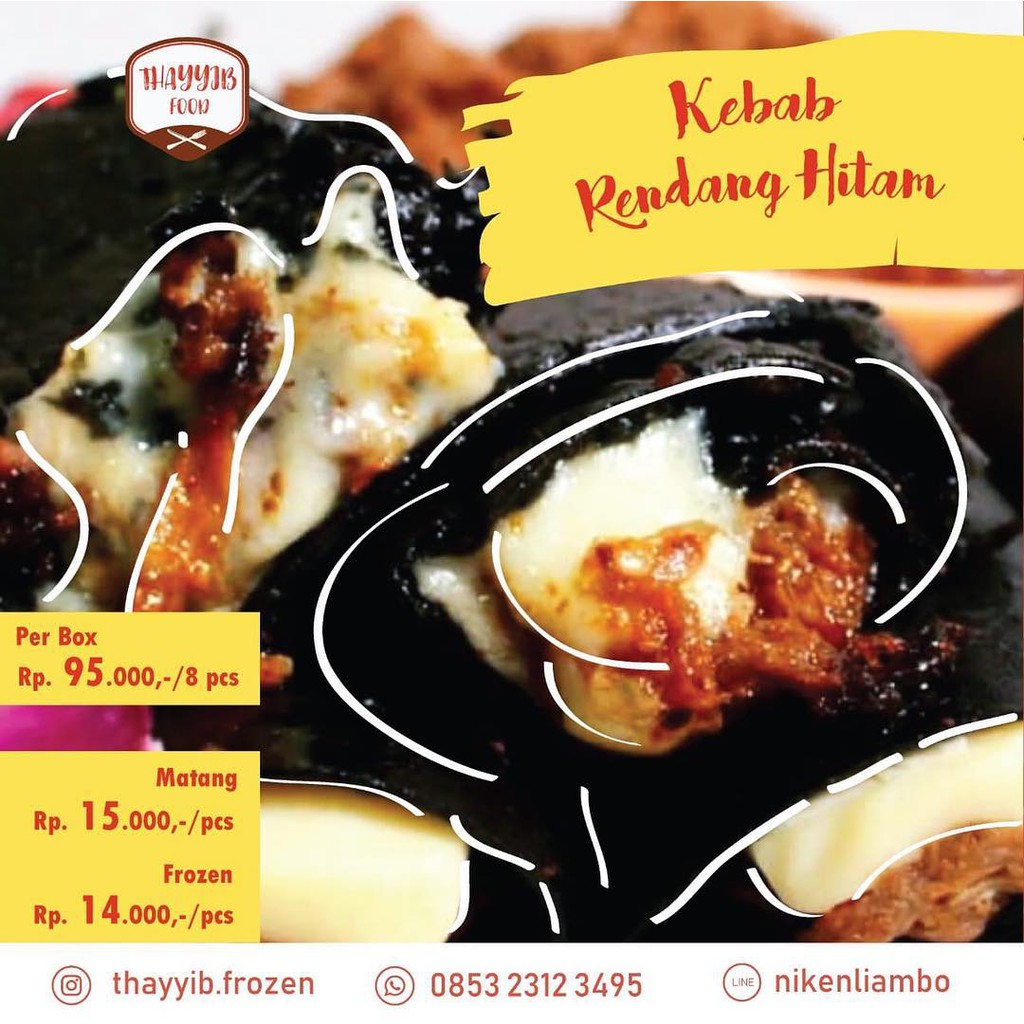 

KEBAB FROZEN RENDANG THAYYIB HOMEMADE HALAL TANPA MSG DAN PENGAWET