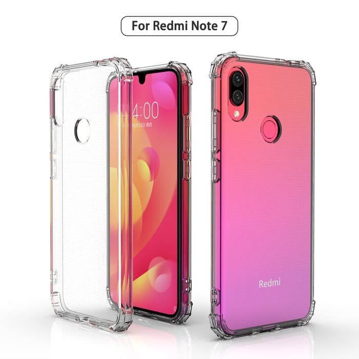 anticrack Xiaomi Redmi Note 7 9 10 10s PRO case cover anti crack fuze acrylic