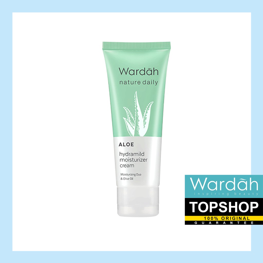 Wardah Nature Daily Aloe Hydramild Moisturizer Cream