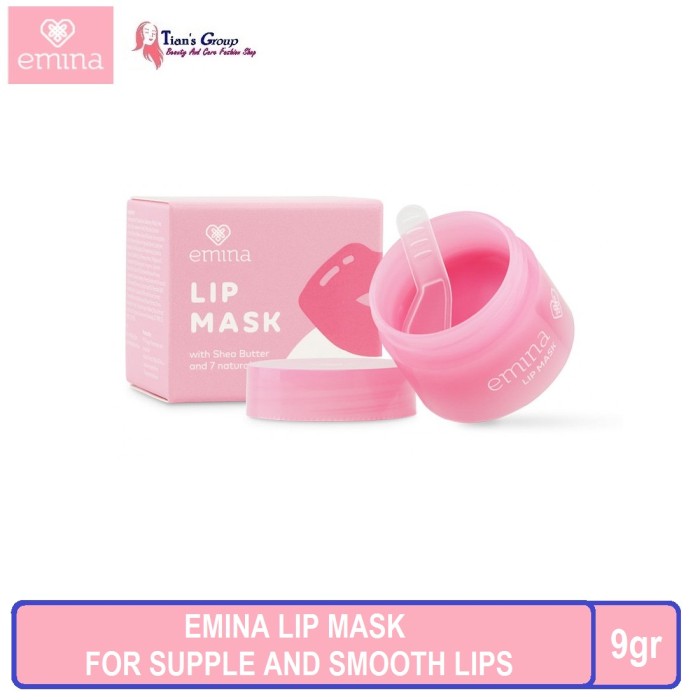 Masker Bibir Emina Lip Mask 9gr Original Asli Bpom