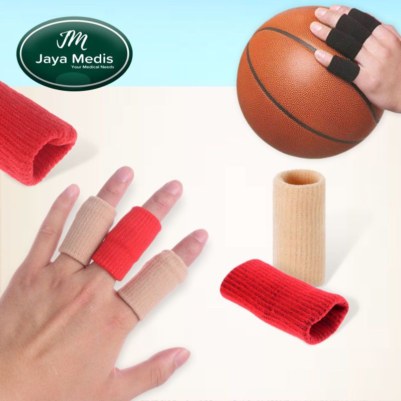 Pelindung Jari Tangan - Finger Sleeves Sport Arthritis 10pcs