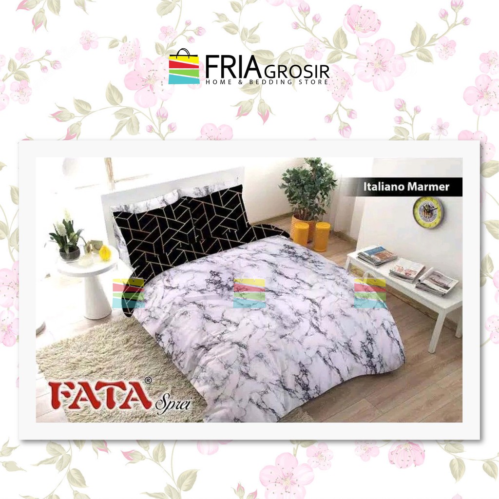 FATA Sprei  140X200 FULL Motif  MINIMALIS 2 Sarung Bantal 