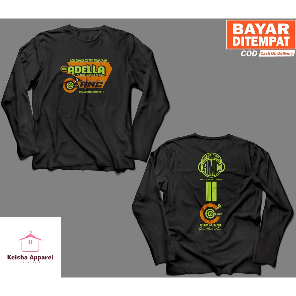 KAOS BAJU LENGAN PANJANG SOUND SYSTEM OM ADELLA AMC