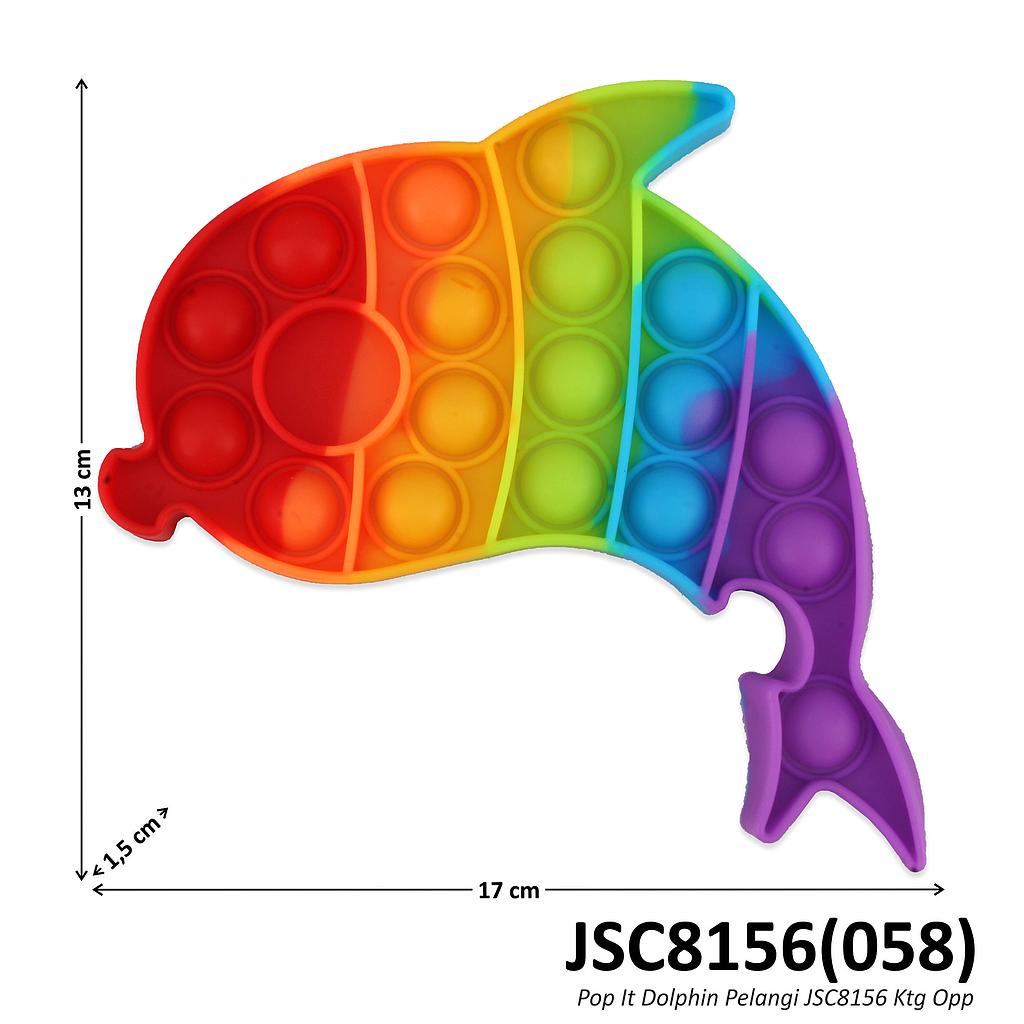 POP IT RAINBOW Mainan Anak Fidget Toys Game Toys-Dolphin