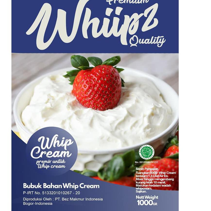 

[⚡toko✔️] Whipped Cream / Krim Kocok 1kg - Topping / Variasi Isi Minuman