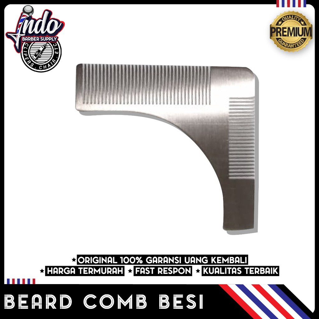 Sisir Besi jenggot brewok bewok jambang kumis / Beard Shaper Comb