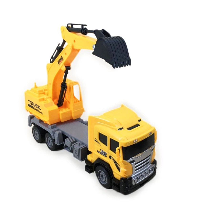 Mainan Mobil Remote Konstruksi Lampu Menyala 9060-15E Excavator Mobil