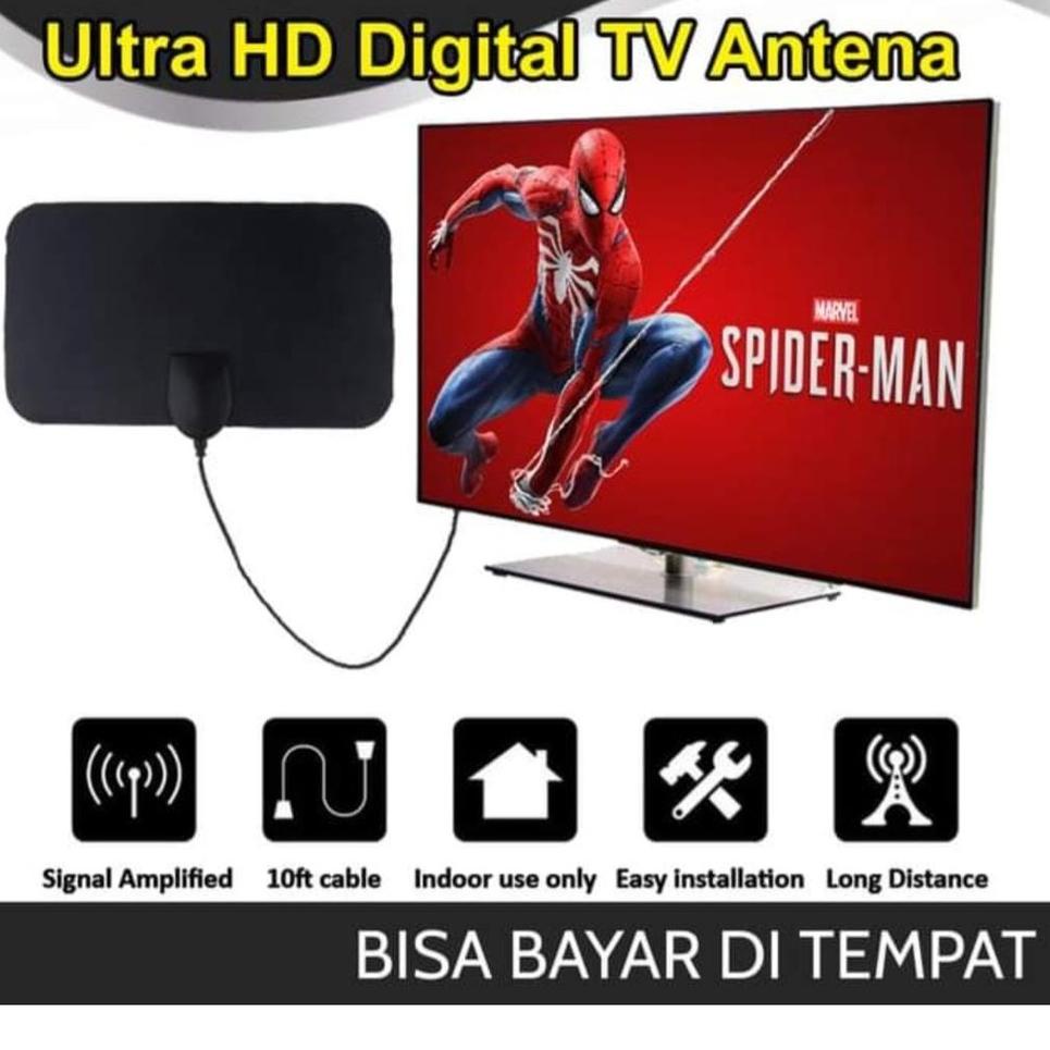 {LHM.27Jn22w} Antena TV TABUNG, LED, Digital SUPER JERNIH