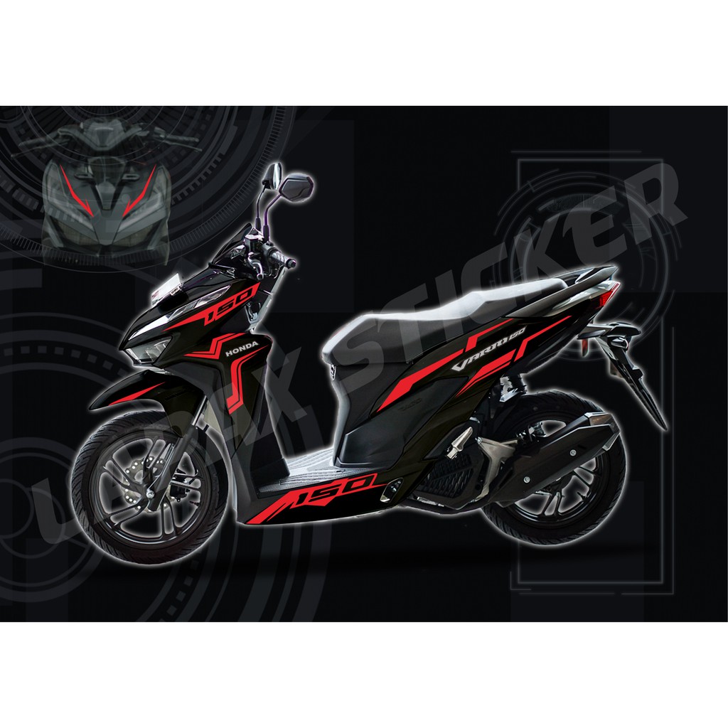 Sticker Vario fi New Striping Cutting Stiker Honda Vario 150 125